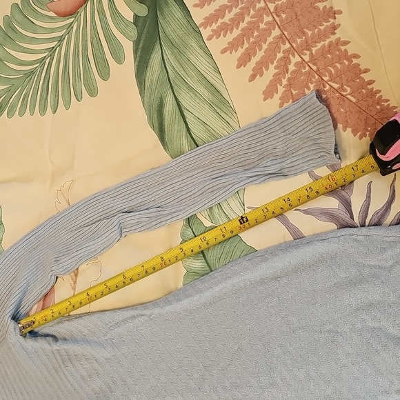 Sweaterdress VENUS Soft Blue Knit Sweaterdress - Picture 7 of 9